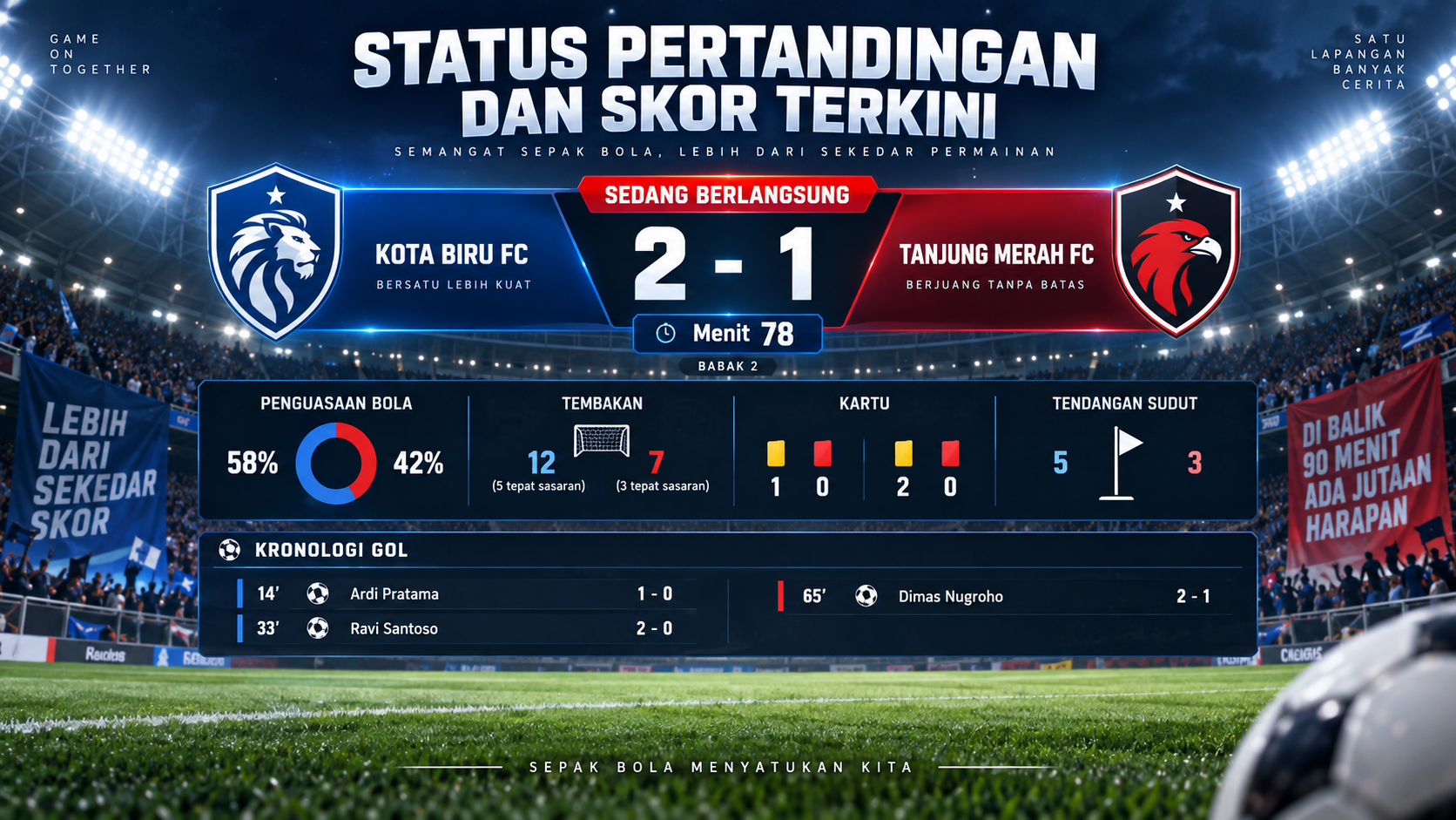 Status Pertandingan dan Skor Terkini - miami