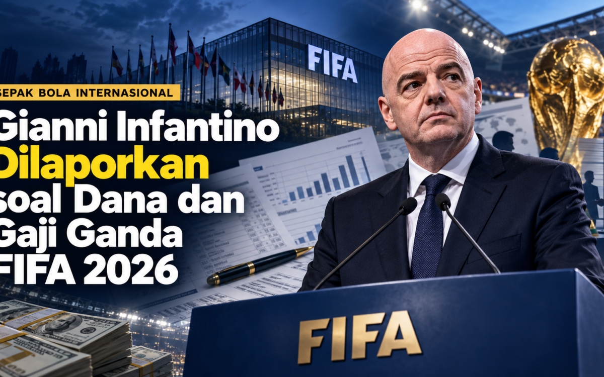 infantino - Gianni Infantino Dilaporkan soal Dana dan Gaji Ganda FIFA 2026