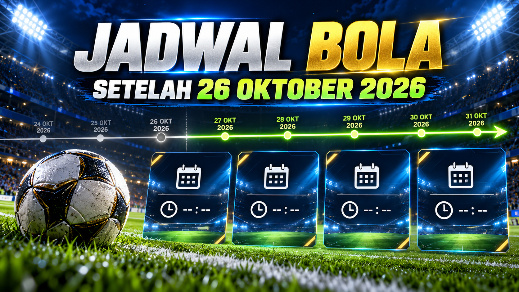 Jadwal Bola Setelah 26 Oktober 2026 - bola