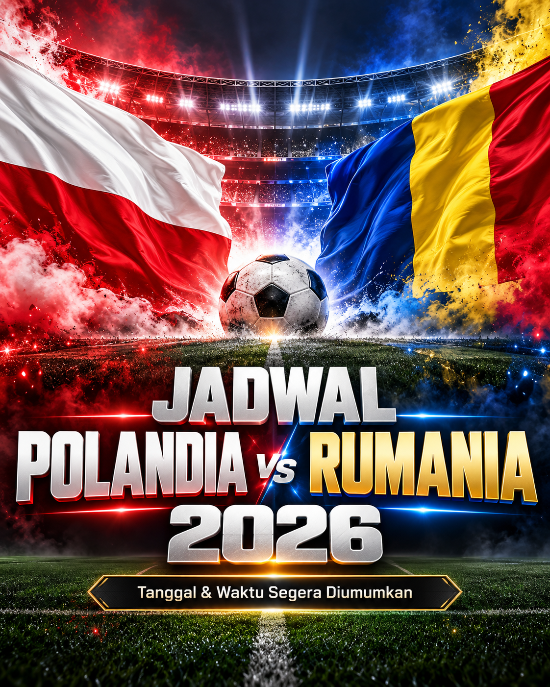 Jadwal Polandia vs Rumania 2026 - polandia