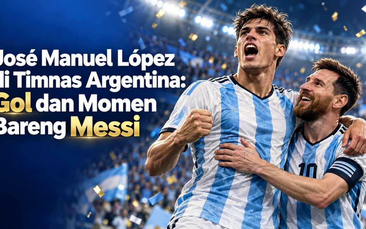 lopez - José Manuel López di Timnas Argentina: Gol dan Momen Bareng Messi