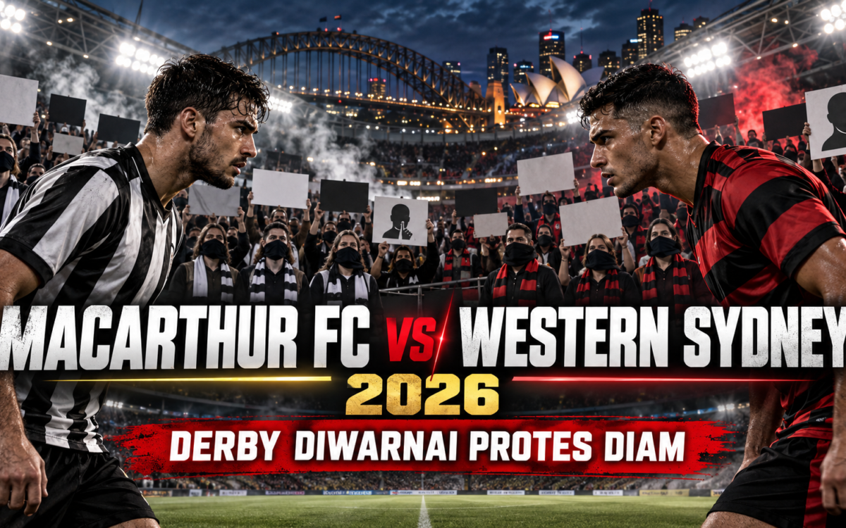 macarthur - Macarthur FC vs Western Sydney 2026: Derby Diwarnai Protes Diam