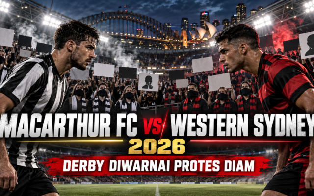 macarthur - Macarthur FC vs Western Sydney 2026: Derby Diwarnai Protes Diam