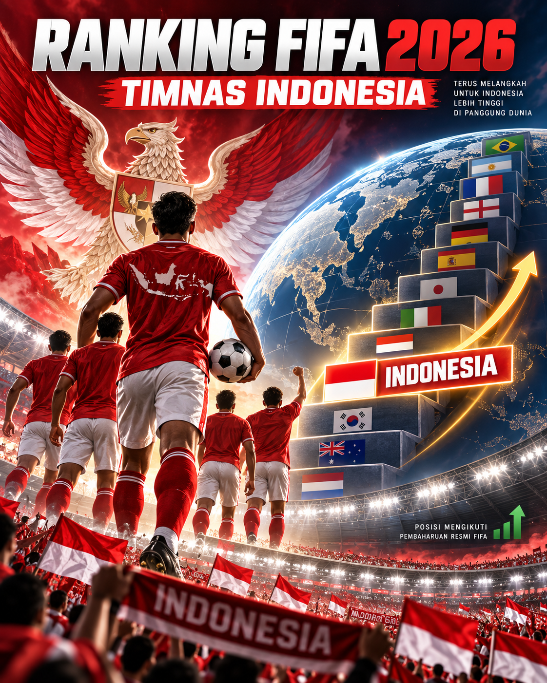 Posisi Ranking FIFA Timnas Indonesia pada 2026 - timnas