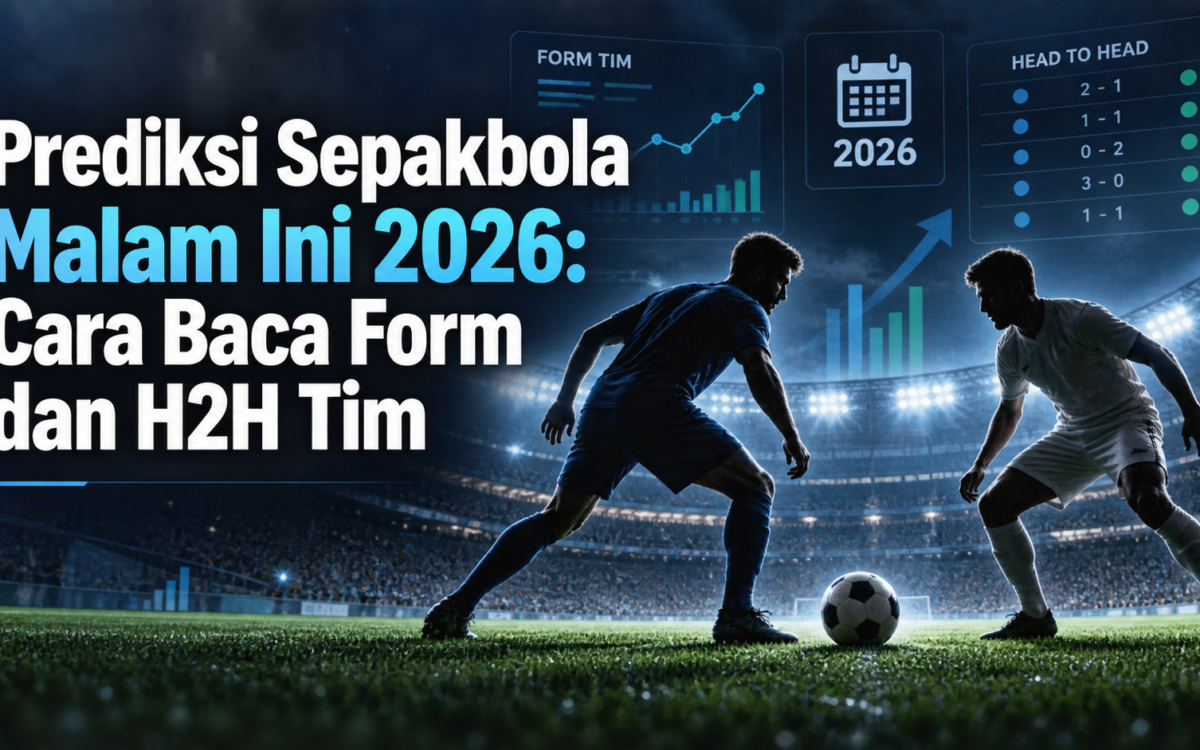prediksi - Prediksi Sepakbola Malam Ini 2026: Cara Baca Form dan H2H Tim