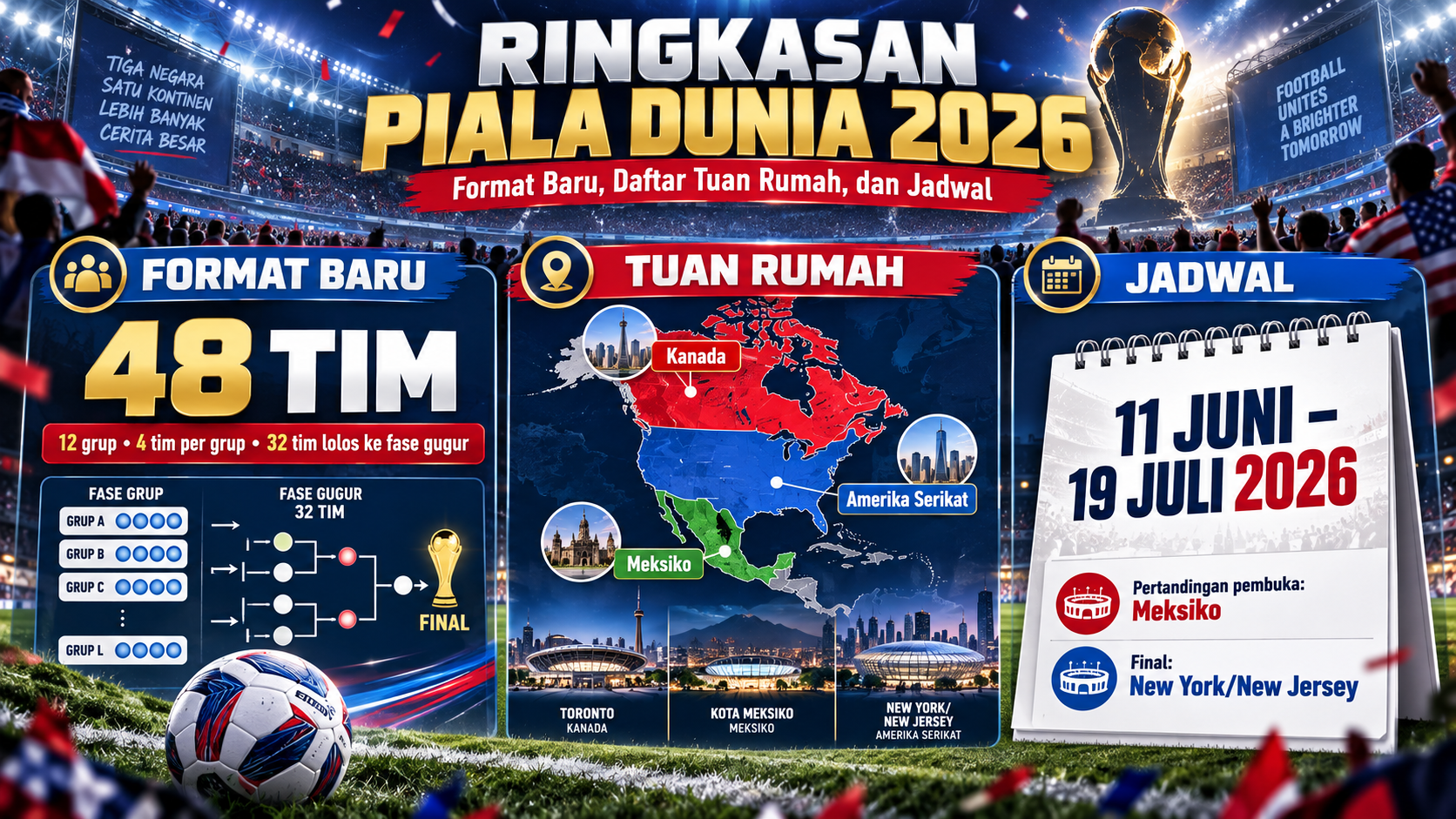 Ringkasan Piala Dunia 2026 - piala