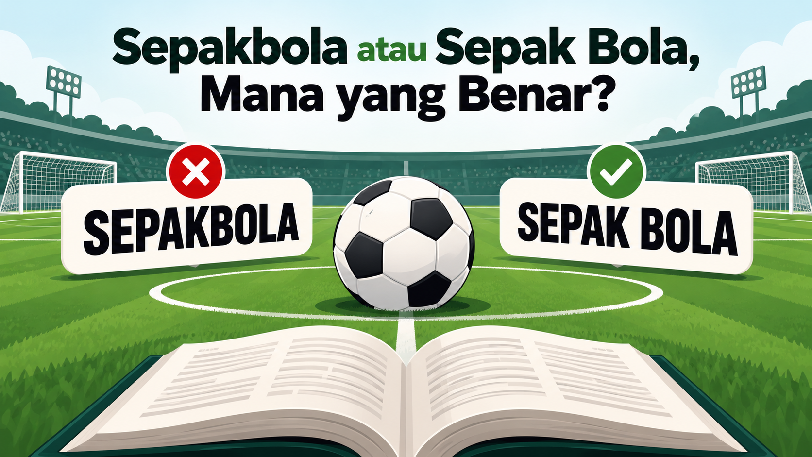 Sepakbola atau Sepak Bola, Mana yang Benar? - sepakbola