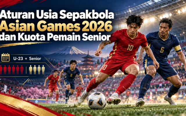 sepakbola - Aturan Usia Sepakbola Asian Games 2026 dan Kuota Pemain Senior