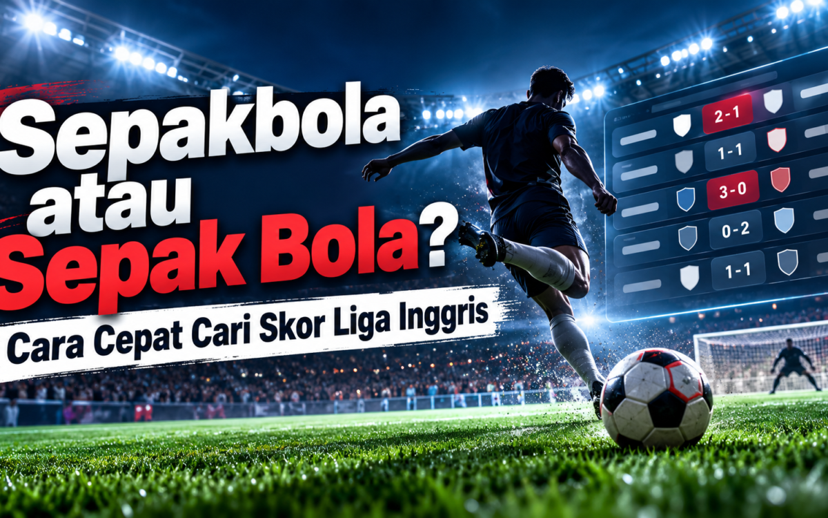 sepakbola - Sepakbola atau Sepak Bola? Cara Cepat Cari Skor Liga Inggris