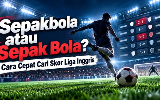 sepakbola - Sepakbola atau Sepak Bola? Cara Cepat Cari Skor Liga Inggris