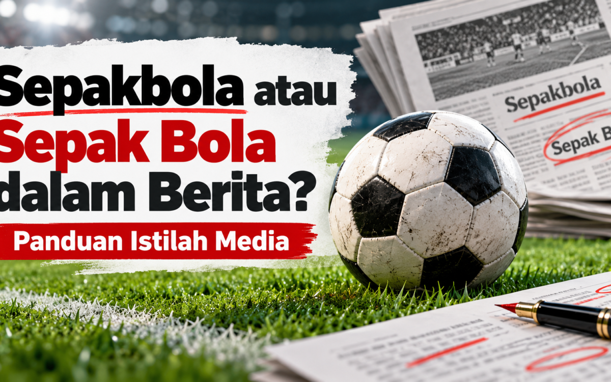 sepakbola - Sepakbola atau Sepak Bola dalam Berita? Panduan Istilah Media
