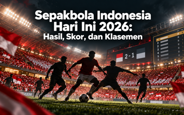 sepakbola - Sepakbola Indonesia Hari Ini 2026: Hasil, Skor, dan Klasemen