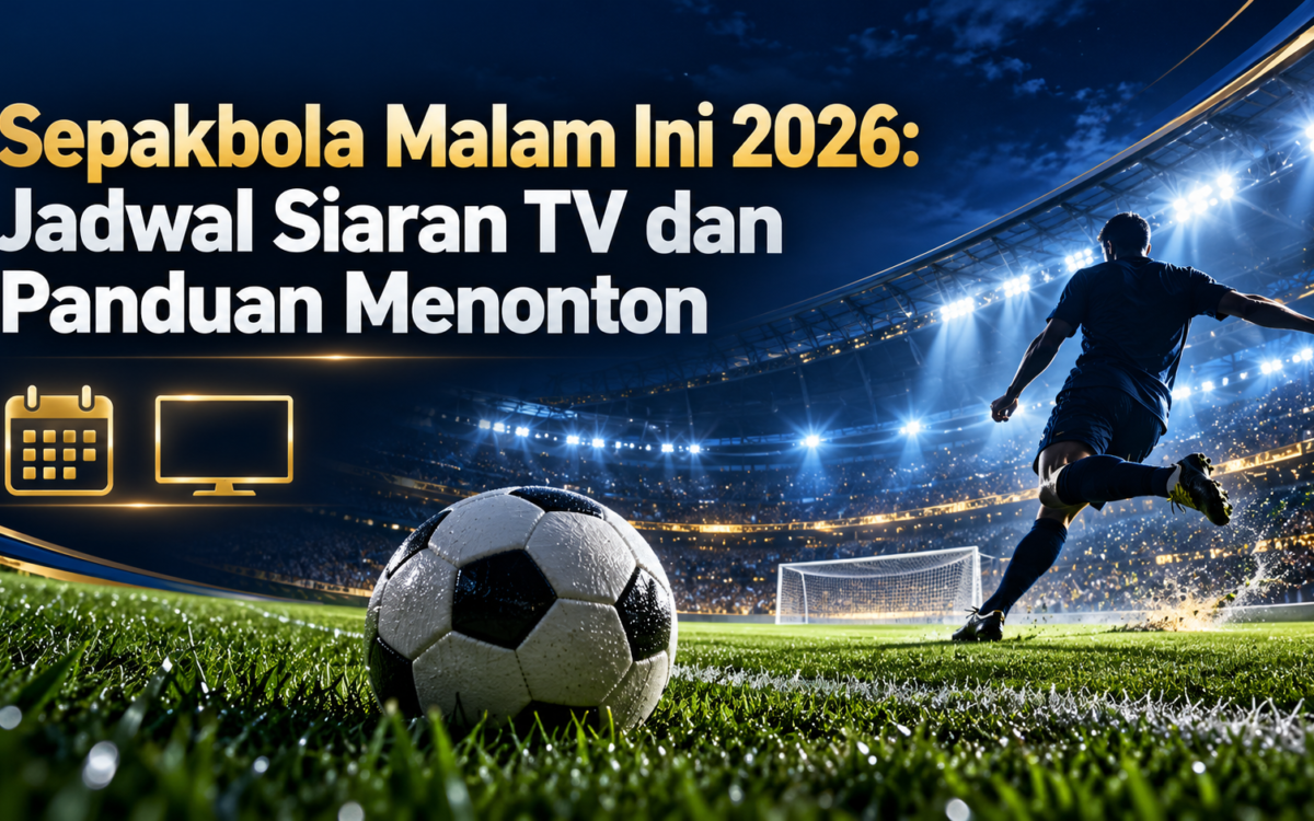 sepakbola - Sepakbola Malam Ini 2026: Jadwal Siaran TV dan Panduan Menonton