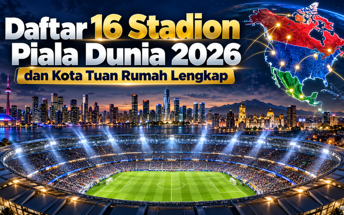 stadion - Daftar 16 Stadion Piala Dunia 2026 dan Kota Tuan Rumah Lengkap