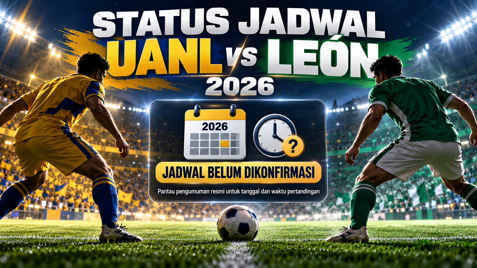 Status Jadwal UANL vs LeÃ³n 2026 - tigres